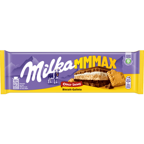 Foto van Milka Choco swing op witte achtergrond