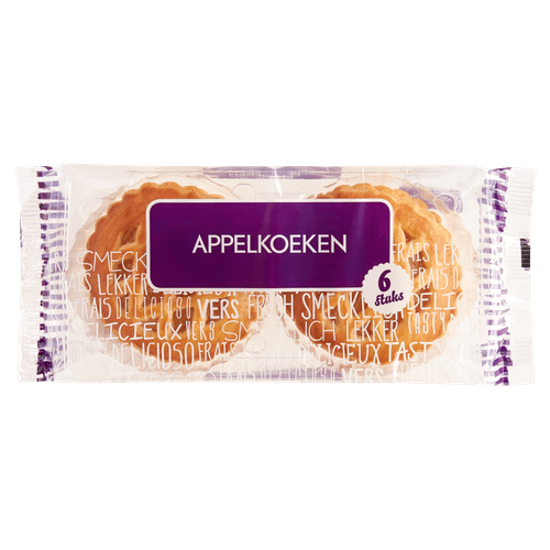 Foto van Daelmans Appelkoeken op witte achtergrond