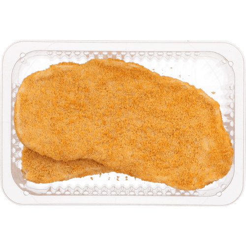 Foto van DekaVers Kipfiletschnitzel gepaneerd 2 stuks op witte achtergrond