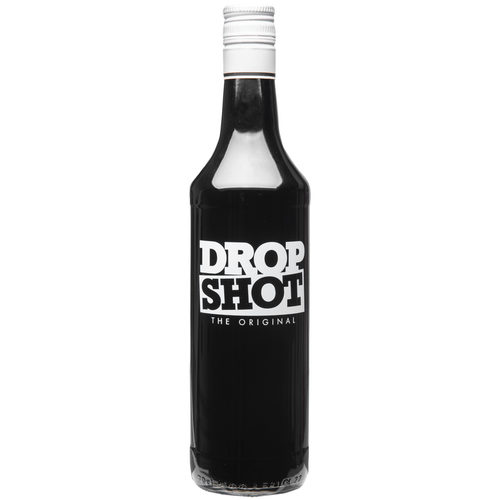 Foto van Dropshot Likeur op witte achtergrond