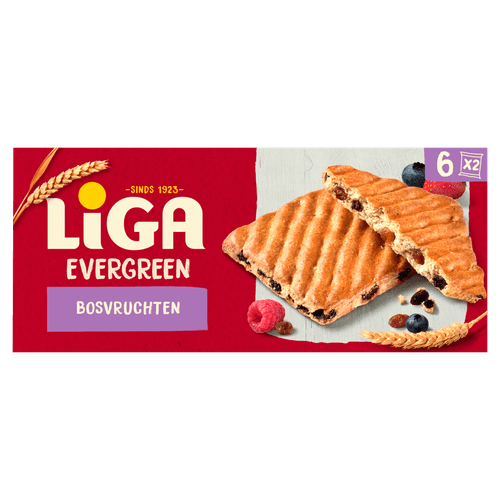 Foto van Liga Evergreen bosvruchten 6 x 2 stuks op witte achtergrond