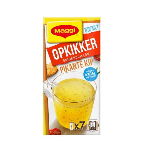 Foto van Maggi Opkikker pikante kip 7 st. op witte achtergrond