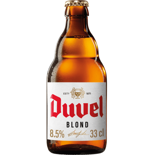 Foto van Duvel Zwaar blond op witte achtergrond