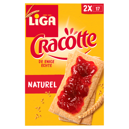 Foto van Liga Cracottes naturel op witte achtergrond