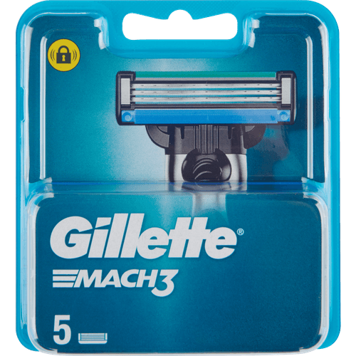 Foto van Gillette Scheermesjes mach 3 op witte achtergrond