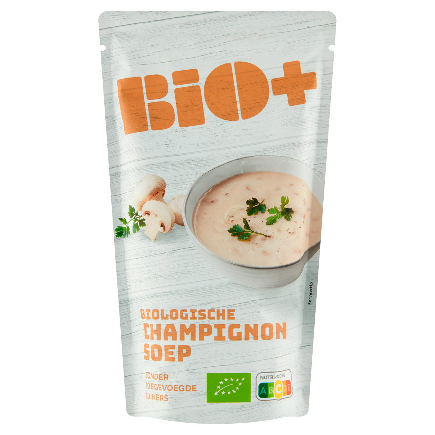 Bio+ Soep in zak champignon