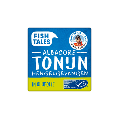 Fish Tales Albacore tonijn in olijfolie - 80 g