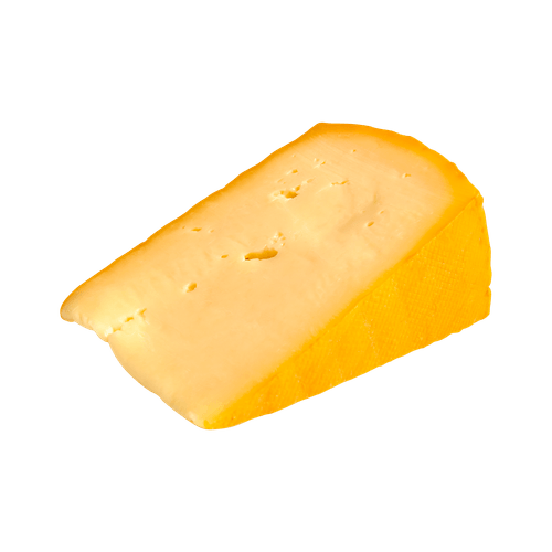 Foto van DekaVers Petrus abdijkaas op witte achtergrond