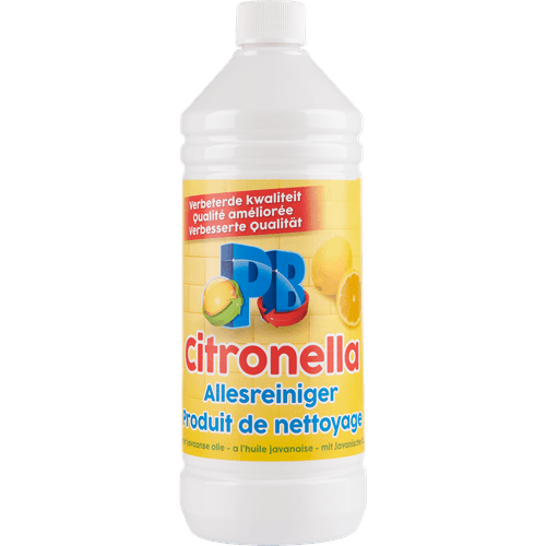Foto van PB Allesreiniger citronella op witte achtergrond
