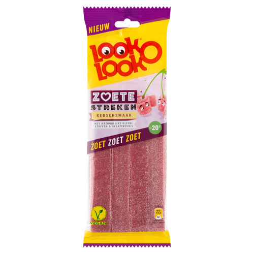 Foto van Look O Look Zoete streken kers op witte achtergrond