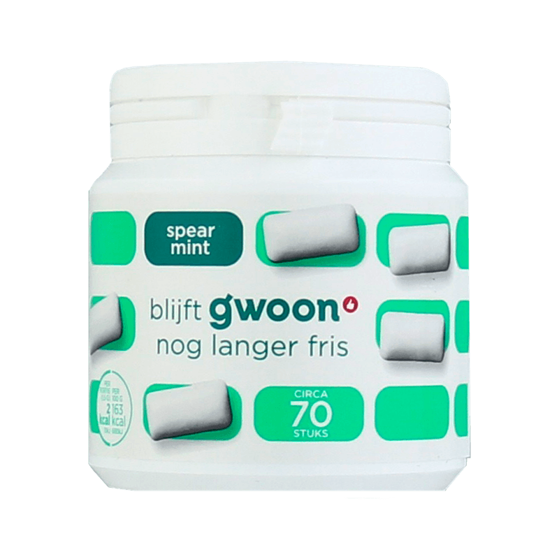 G'woon Kauwgom spearmint