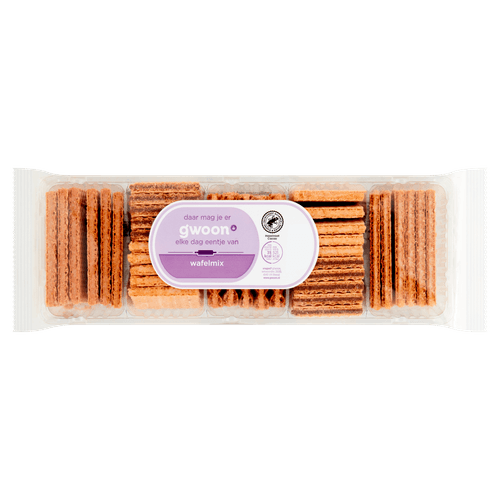 Foto van G'woon Wafelmix op witte achtergrond