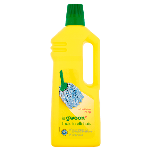 Foto van G'woon Vloeibare zeep op witte achtergrond