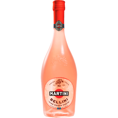 Foto van Martini Bellini op witte achtergrond
