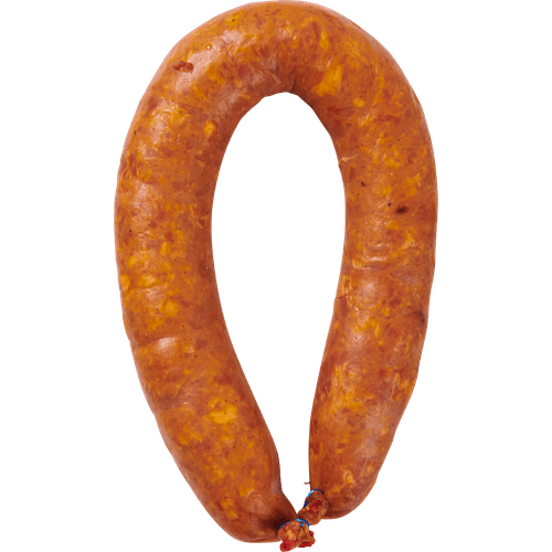 Foto van DekaVers Rookworst grof op witte achtergrond