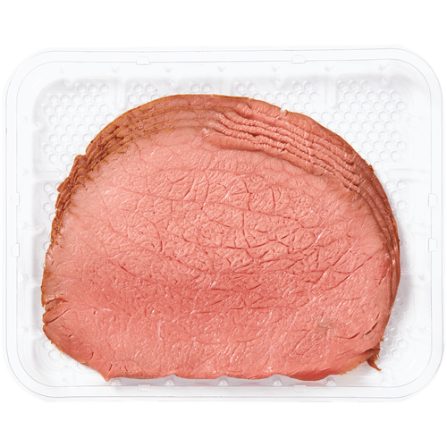 Foto van Proef 't Verschil Peper rosbief op witte achtergrond