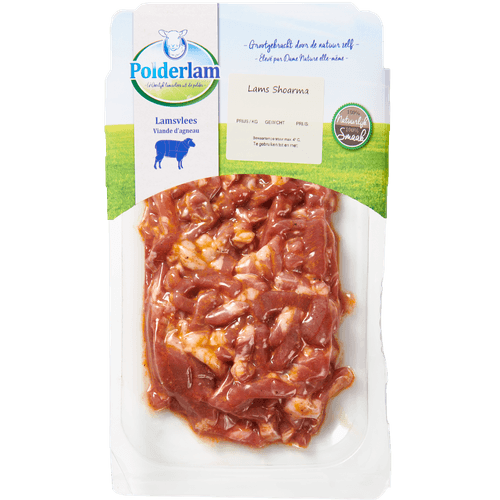 Foto van Polderlam Lamsshoarma op witte achtergrond