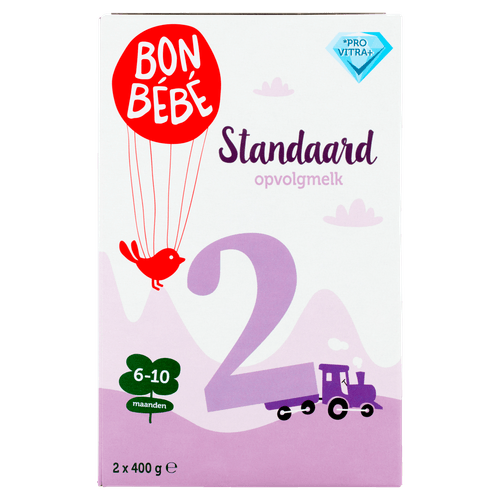 Foto van Bonbébé Opvolgmelk standaard 2 6-12 maanden op witte achtergrond