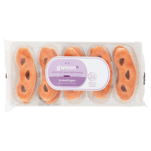 Foto van G'woon Krakelingen roomboter op witte achtergrond