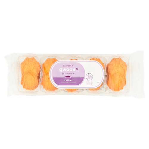 Foto van G'woon Roomboterspritsen op witte achtergrond