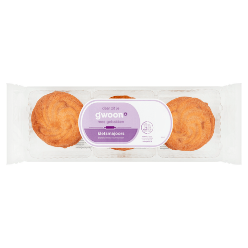 Foto van G'woon Kletsmajoors roomboter op witte achtergrond