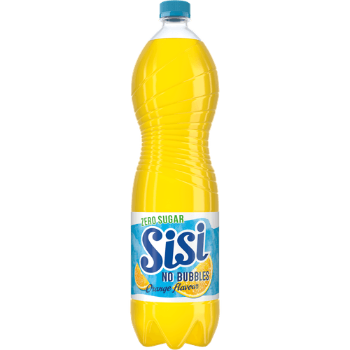 Foto van Sisi No bubbles orange 0% op witte achtergrond