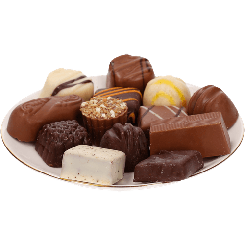 Foto van Zoetmoment Bonbons op witte achtergrond