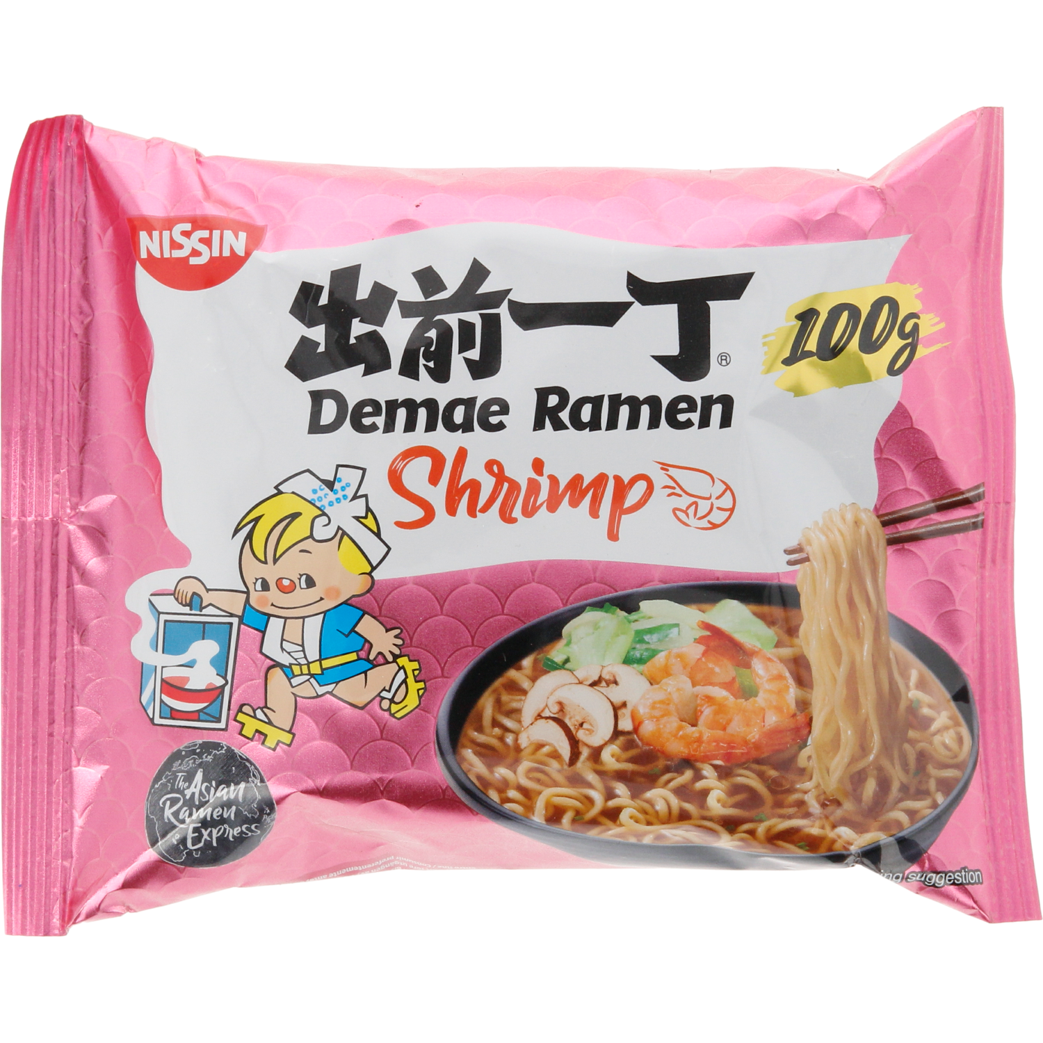 Nissin Demae ramen shrimp
