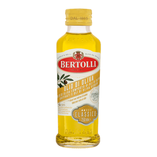 Foto van Bertolli Olijolie classico op witte achtergrond