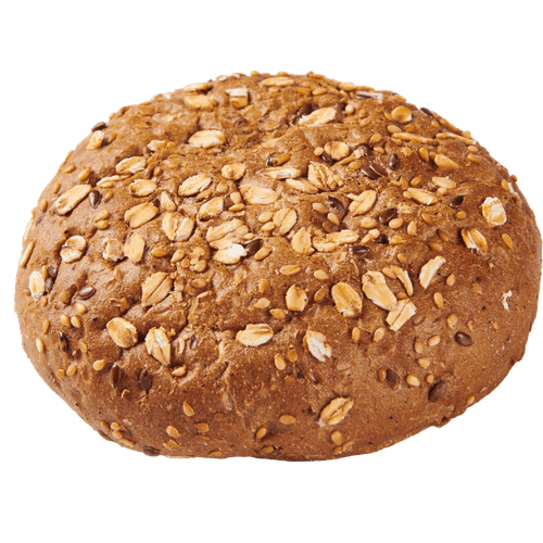 Foto van DekaVers Donker meerzadenbol op witte achtergrond