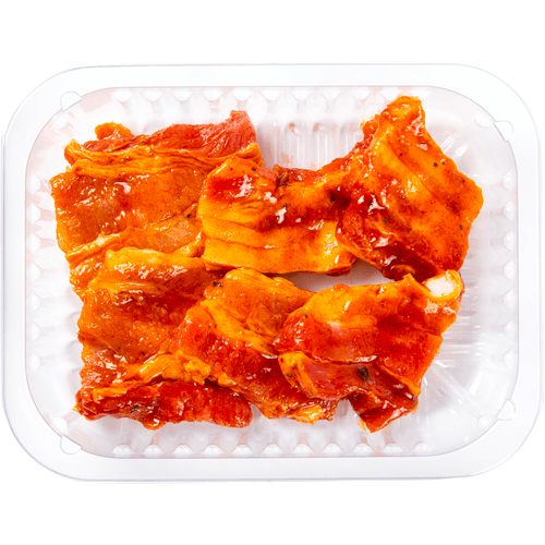 Foto van DekaMarkt Speklap gemarineerd mini 4 stuks op witte achtergrond