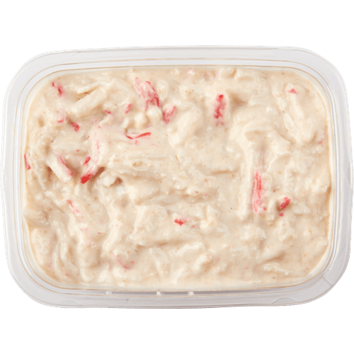 Foto van 1 de Beste Salade surimi krab op witte achtergrond