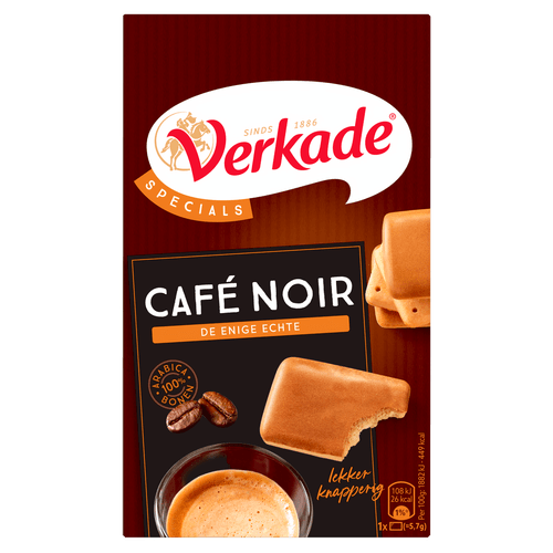 Foto van Verkade Cafe noir op witte achtergrond