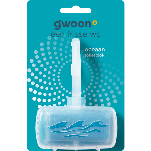 Foto van G'woon Toiletblok power ocean op witte achtergrond