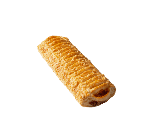Foto van Beemsterkaasbroodje op witte achtergrond