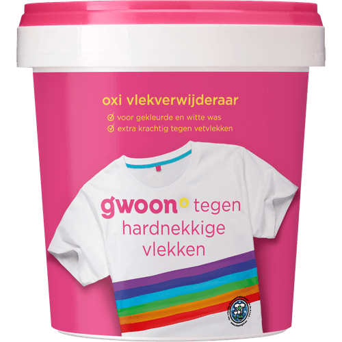 Foto van G'woon Vlekverwijderaar ultra oxi poeder op witte achtergrond