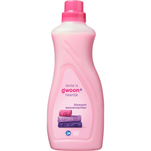 Foto van G'woon Wasverzachter bloesem 30 wasbeurten op witte achtergrond