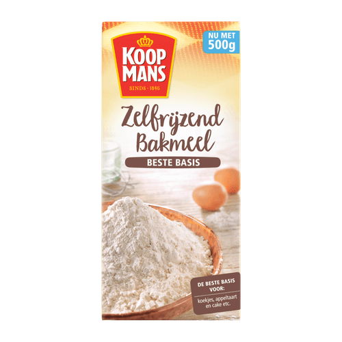 Foto van Koopmans Bakmeel zelfrijzend op witte achtergrond