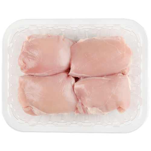 Foto van DekaVers Scharrel kipdijfilet op witte achtergrond