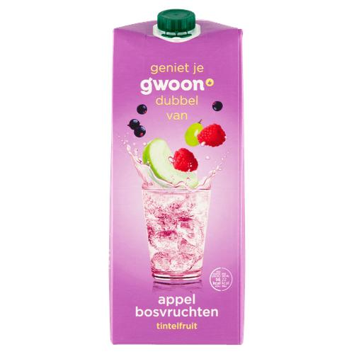 Foto van G'woon Tintelfruit appel-bosvruchten op witte achtergrond