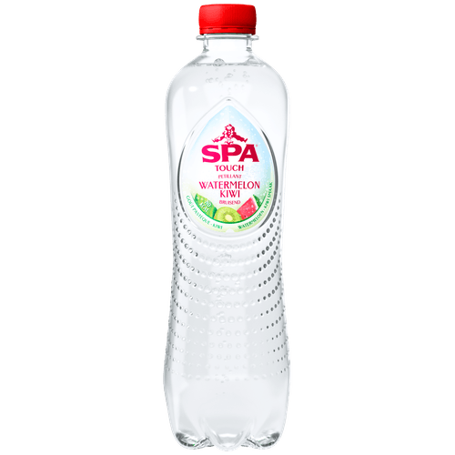 Foto van Spa Touch koolzuurhoudend watermelon kiwi op witte achtergrond