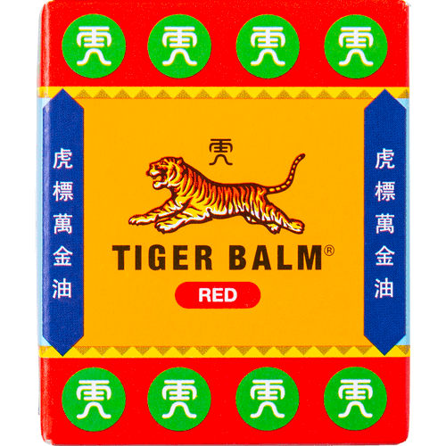 Foto van Tigerbalm Rood sterk tijgerbalsem op witte achtergrond