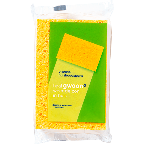 Foto van G'woon Viscosespons op witte achtergrond