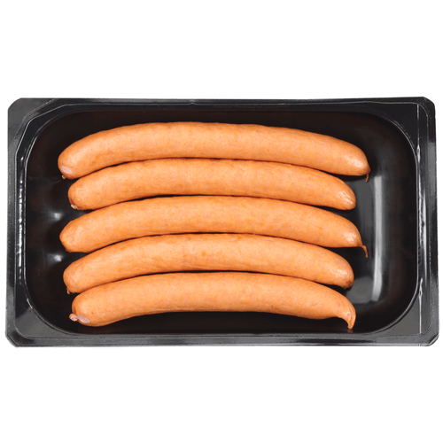 Foto van DekaVers Knakworst met knakgarantie op witte achtergrond