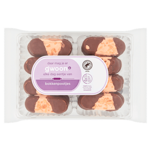 Foto van G'woon Bokkenpootjes op witte achtergrond