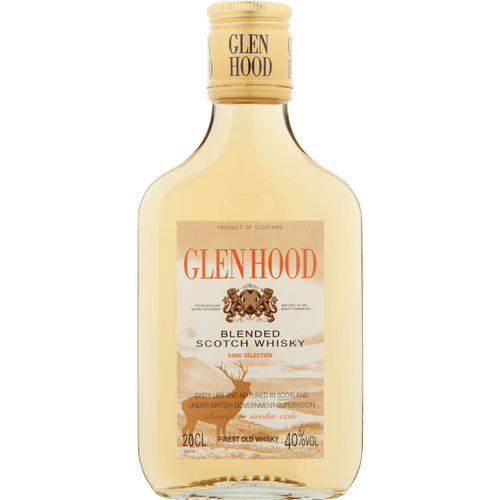 Foto van Glen hood Whisky op witte achtergrond