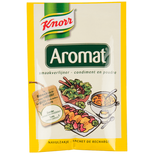 Foto van Knorr Aromat navulling op witte achtergrond