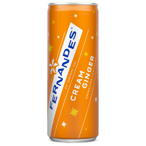 Foto van Fernandes Cream ginger op witte achtergrond