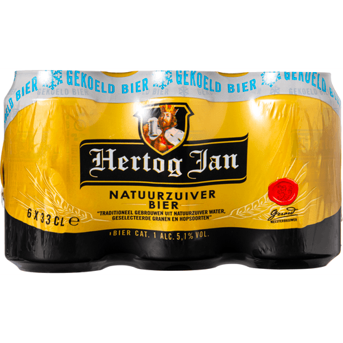 Foto van Hertog Jan Pils gekoeld 6x33 cl op witte achtergrond
