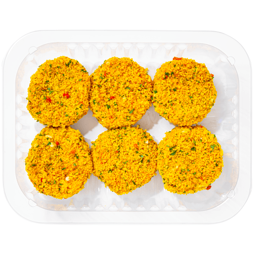 Foto van DekaMarkt Gourmet mini gelderse schijf 6 stuks op witte achtergrond